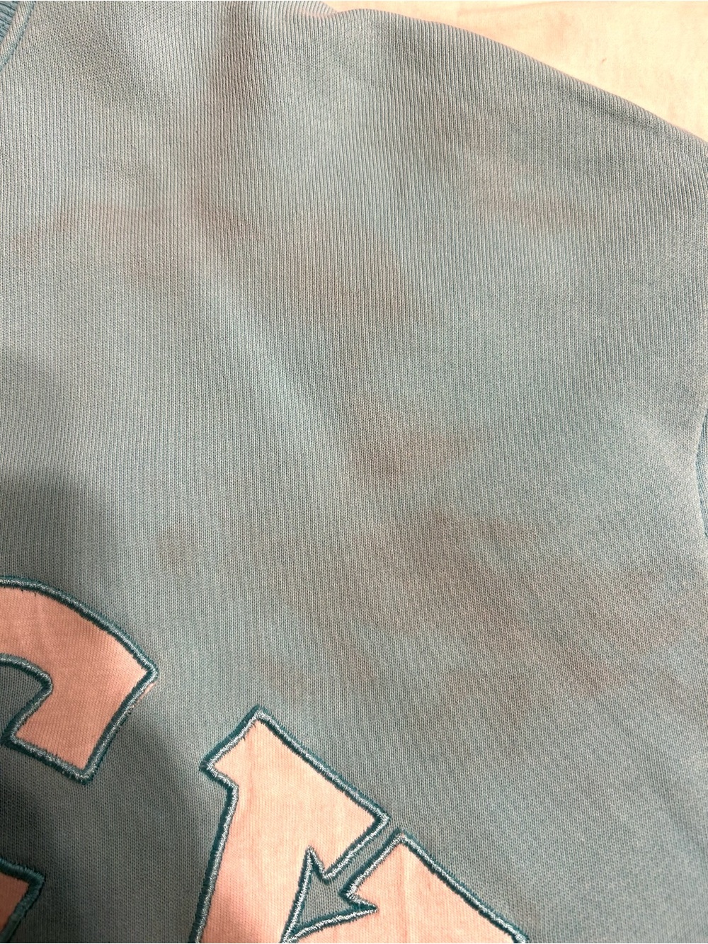Fancy Light Blue Women’s Pullover Sweatshirt - Picture 7 of 8